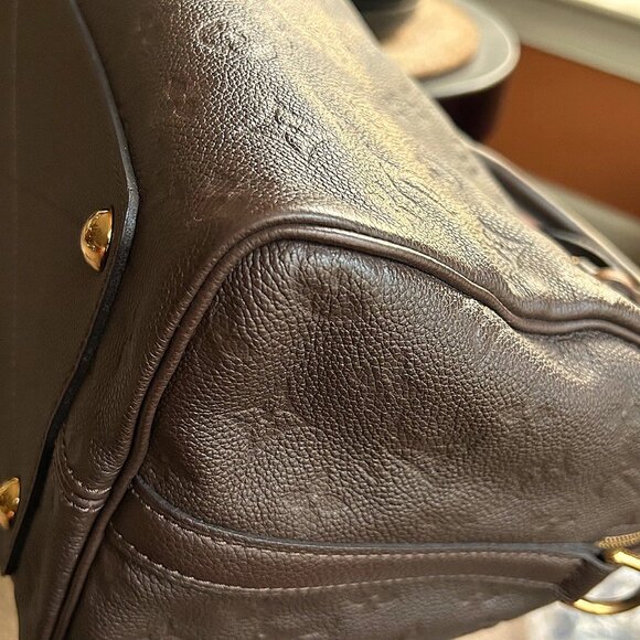 LOUIS VUITTON Empreinte Speedy Bandouliere 30 Brown Terre - Picture 12 of 13